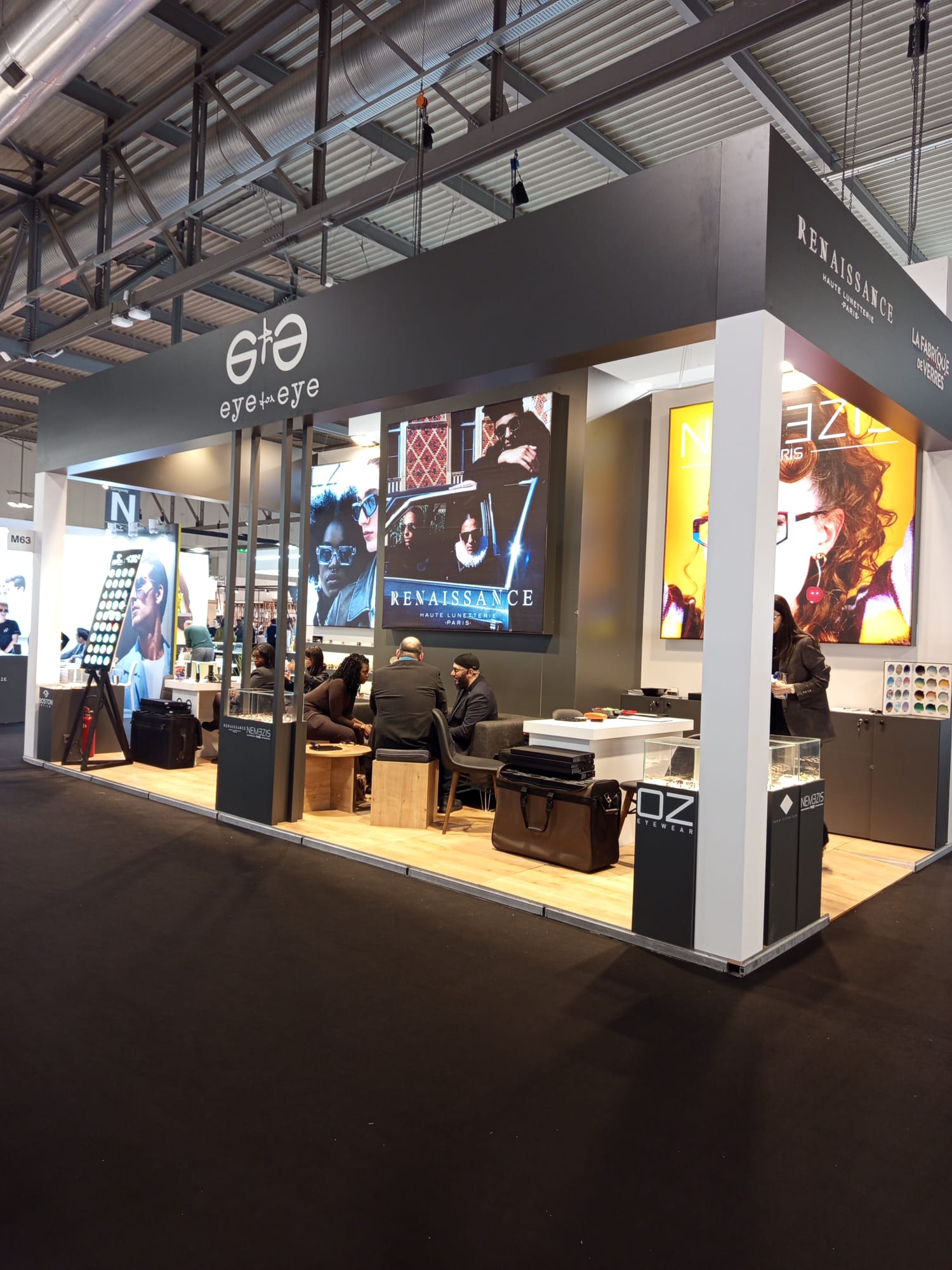 EYE FOR EYE exhibition booth at Milano- Mido by A Plus Fair