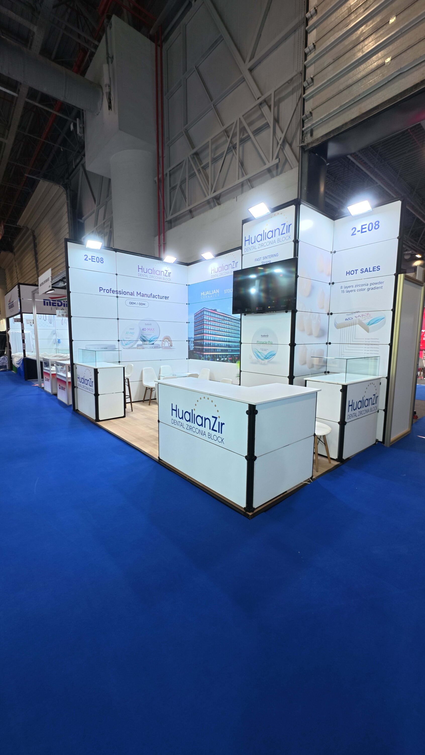 HUALİANZİR exhibition booth at İdex by A Plus Fair