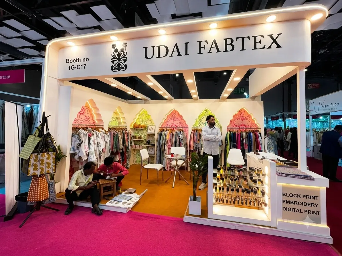 A Plus Fair exhibition stand installation